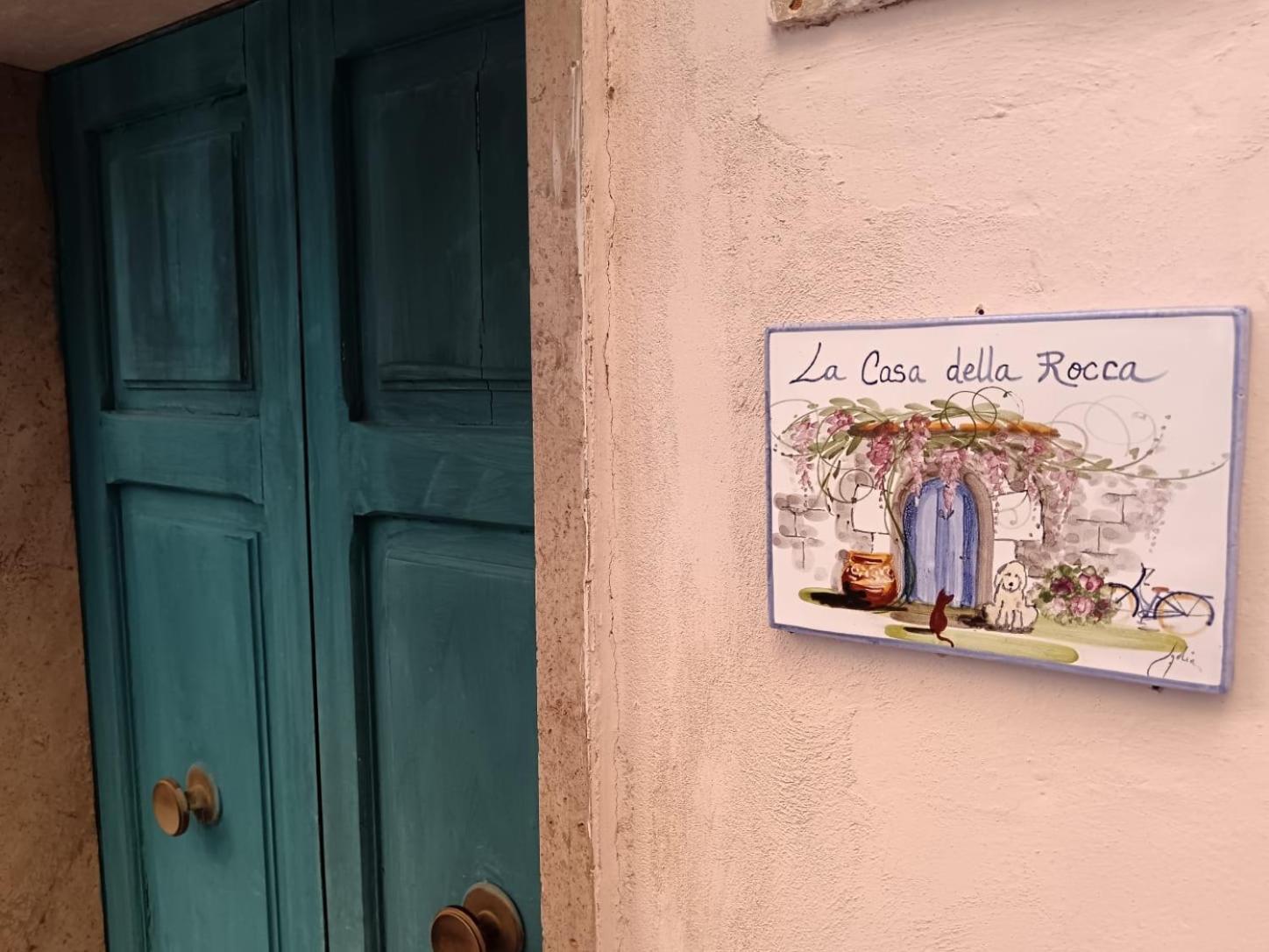 Appartamento La Casa Della Rocca Roccantica Esterno foto